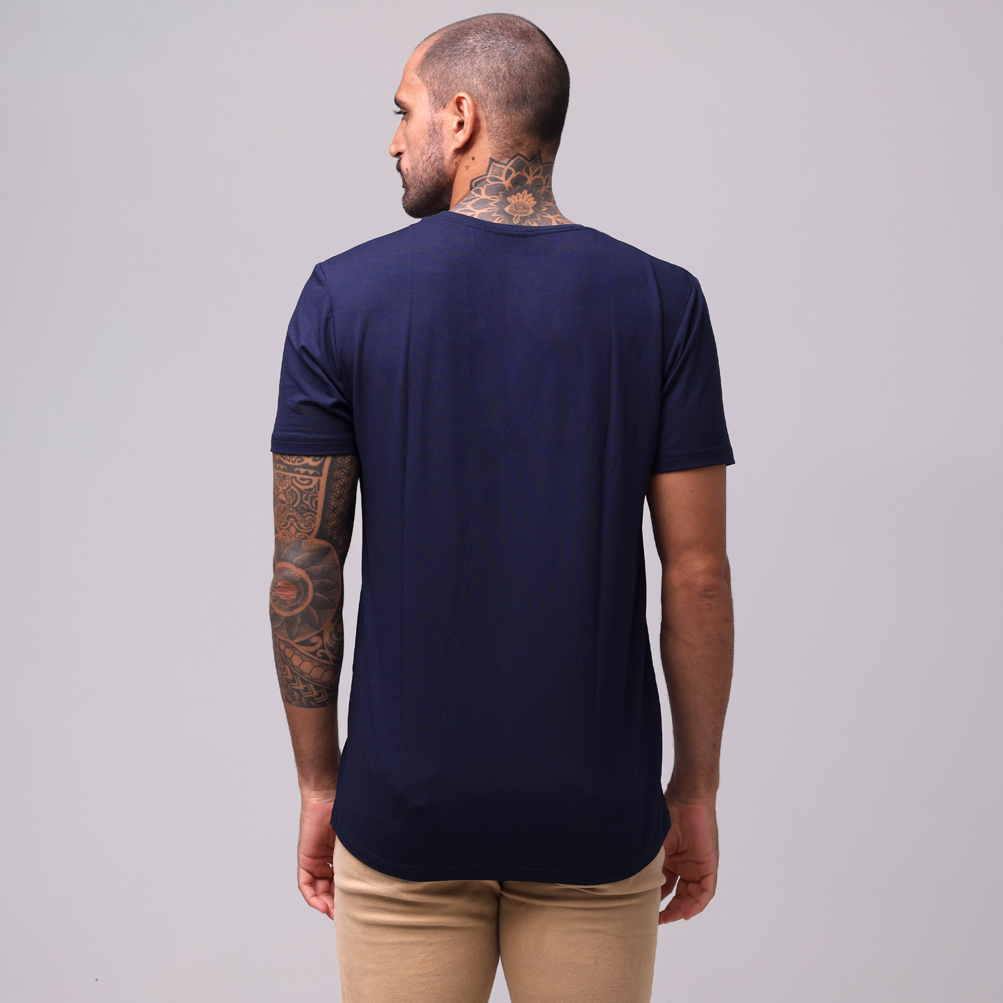 Camiseta Essential Modal - Azul Marinho