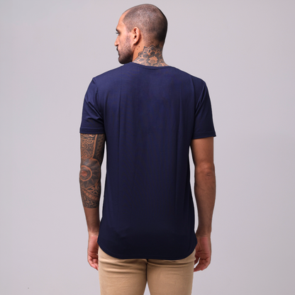 Camiseta Essential Modal - Azul Marinho