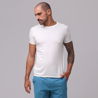 Camiseta Essential Modal - Off White