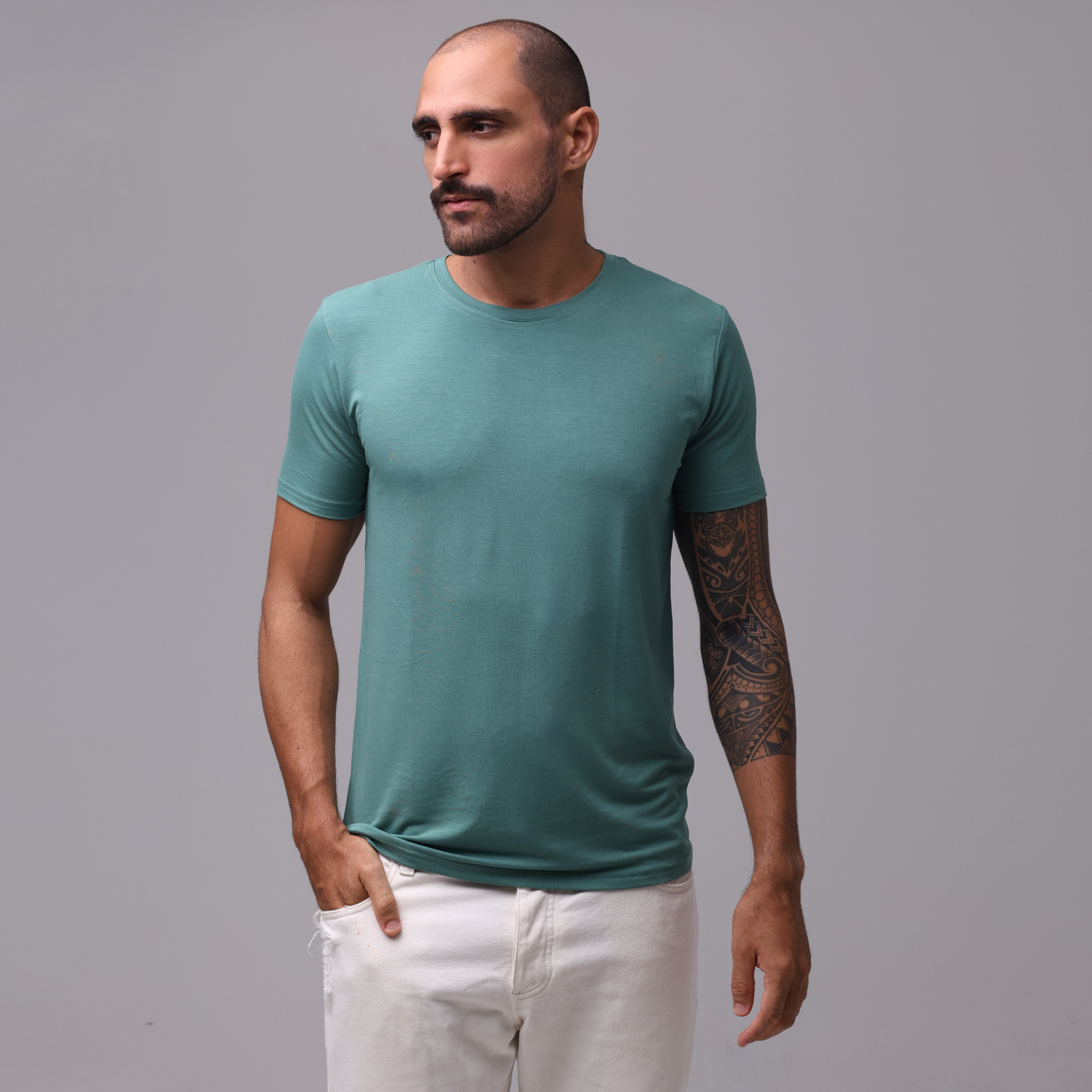 Camiseta Essential Modal Verde