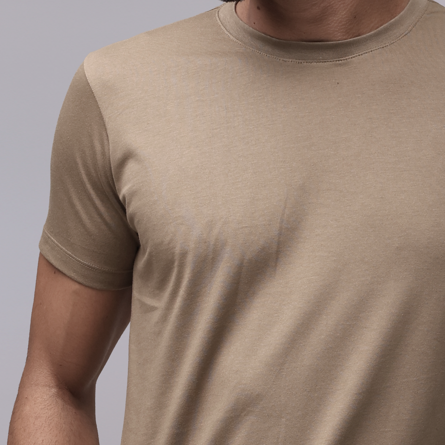 Camiseta Essential Pima - Caqui