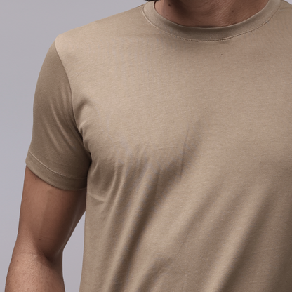 Camiseta Essential Pima - Caqui