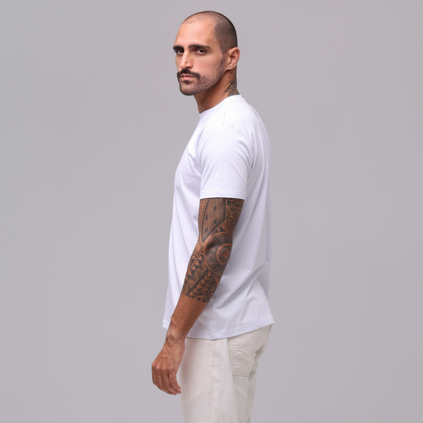 Camiseta Essential Pima - Branca