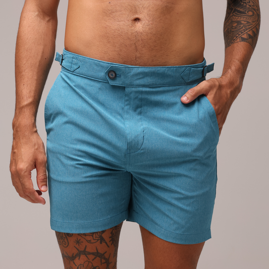 Short Dual Alfaiataria - Azul