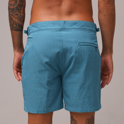 Short Dual Alfaiataria - Azul