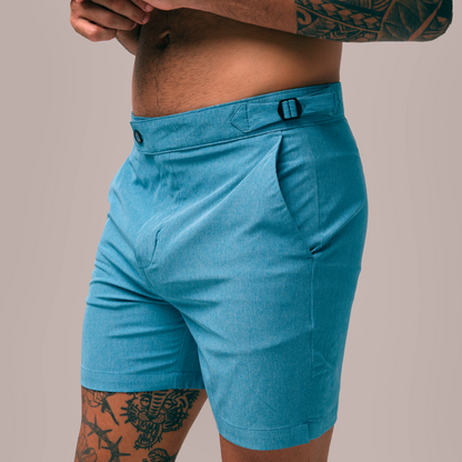 Short Dual Alfaiataria - Azul