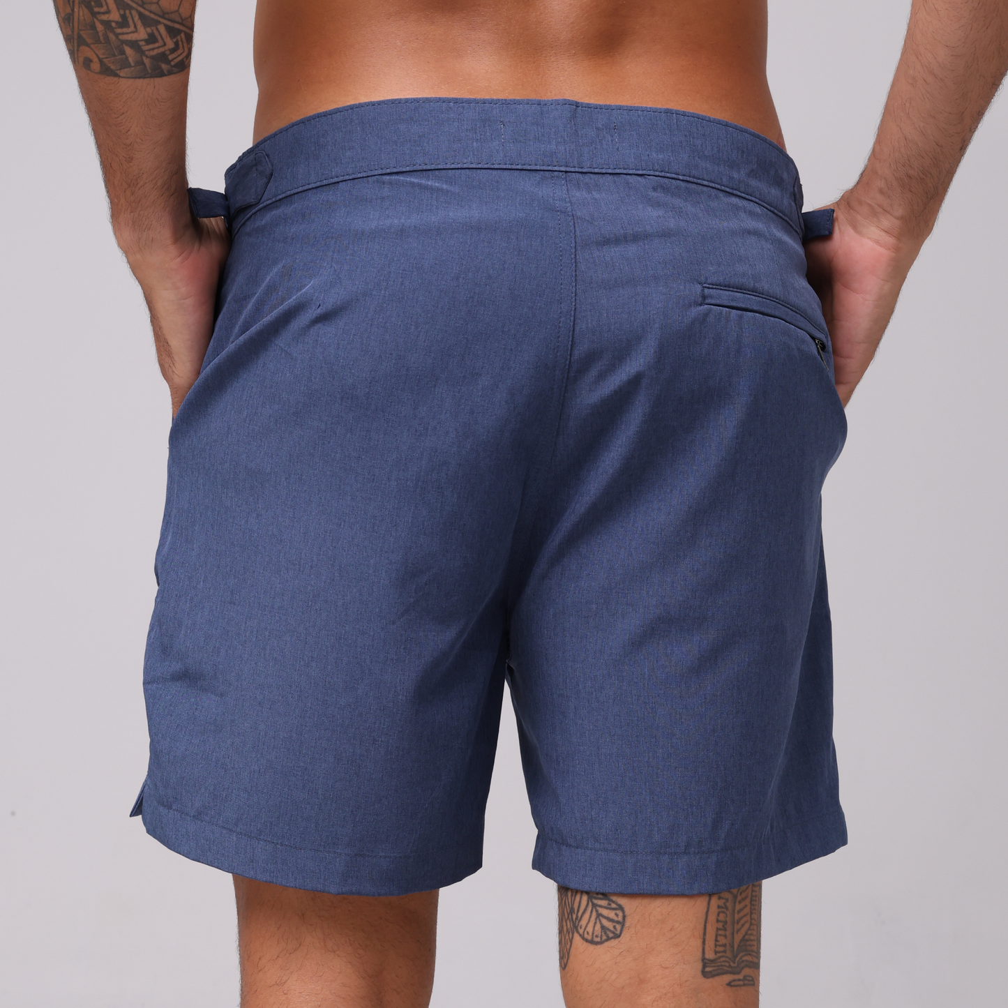 Short Dual Alfaiataria - Azul Marinho