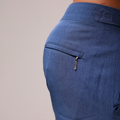 Short Dual Alfaiataria - Azul Marinho